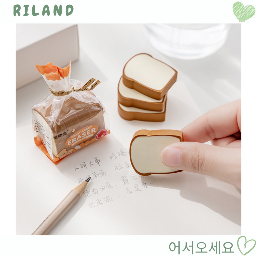 SET 4 GÔM TẨY BÚT CHÌ HÌNH BÁNH MÌ NƯỚNG