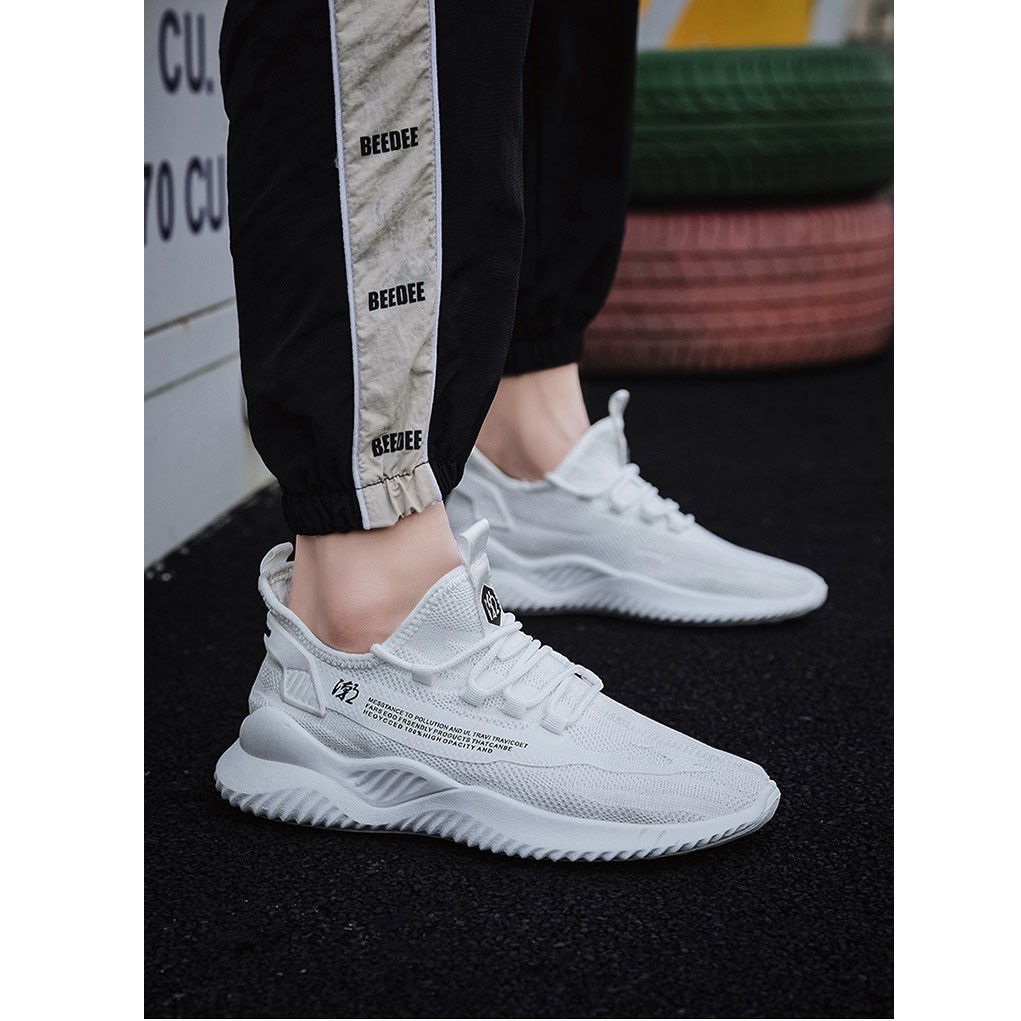 Giày sneaker nam trắng GN779 shop Gấu Nâu chuyên giày nam đẹp | BigBuy360 - bigbuy360.vn