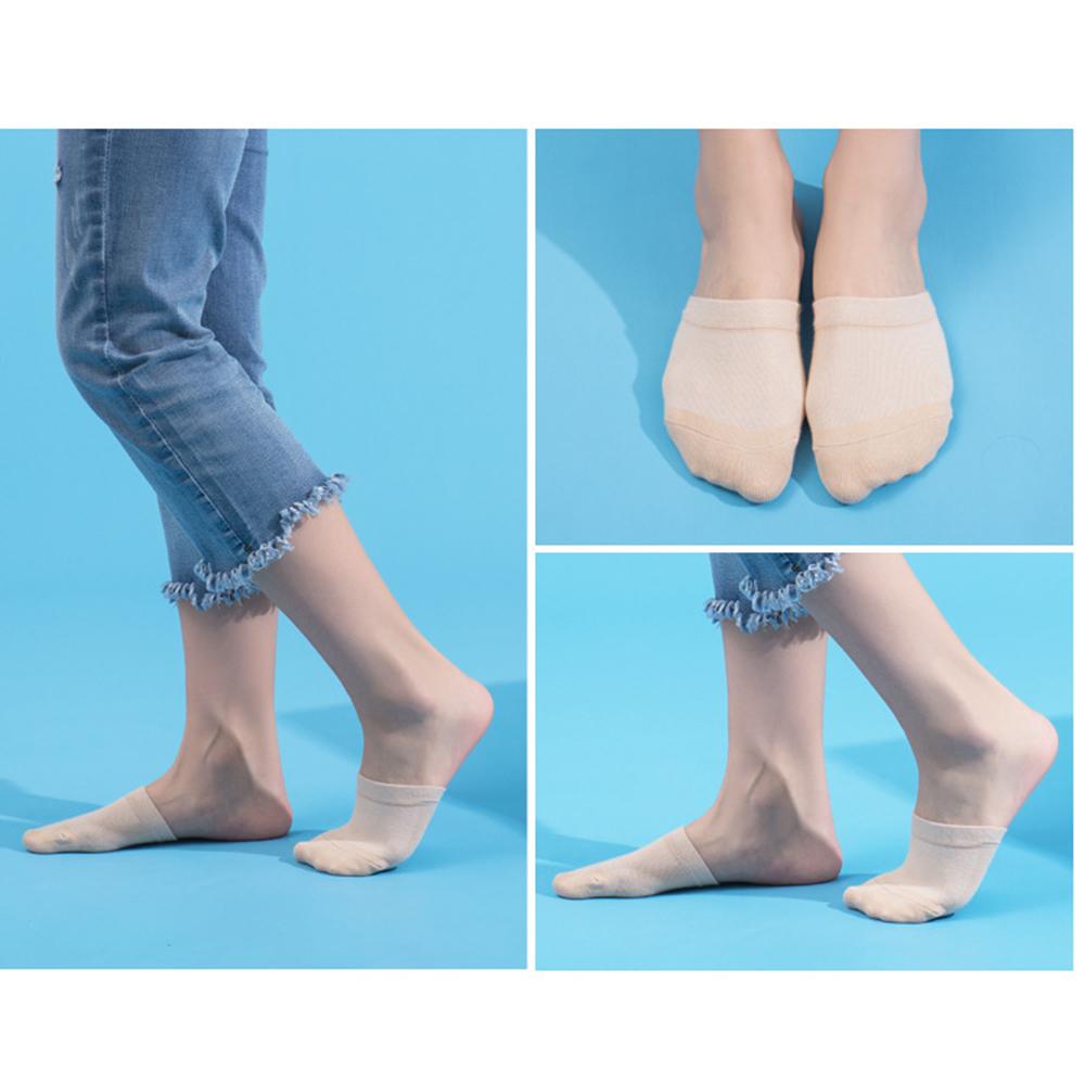 Vớ Cotton Mỏng Tàng Hình Nửa Bàn Chân Khi Mang Giày Cao Gót Thời Trang Mùa Hè