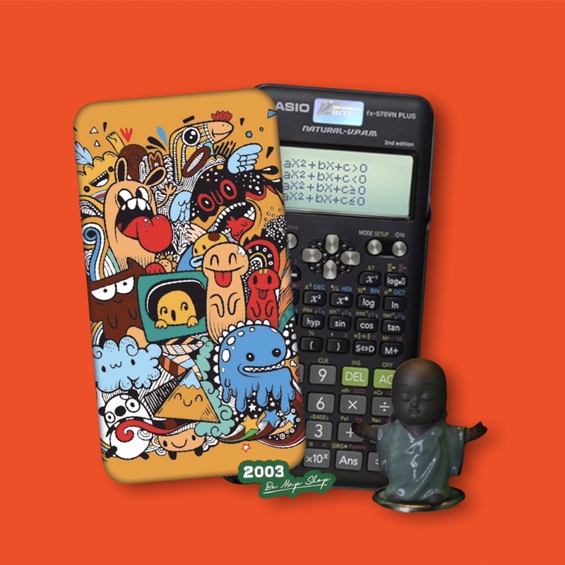 | Miếng Dán DECAL SHARK ATTACK Dành Cho Các Dòng Máy Tính Cầm Tay CASIO FX-580VNX,FX-570VN,ES,VINACAL...vv