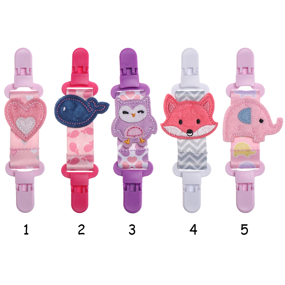 Kẹp giữ núm ti giả kiểu dáng hoạt hình dễ thương tiện dụng cho bé