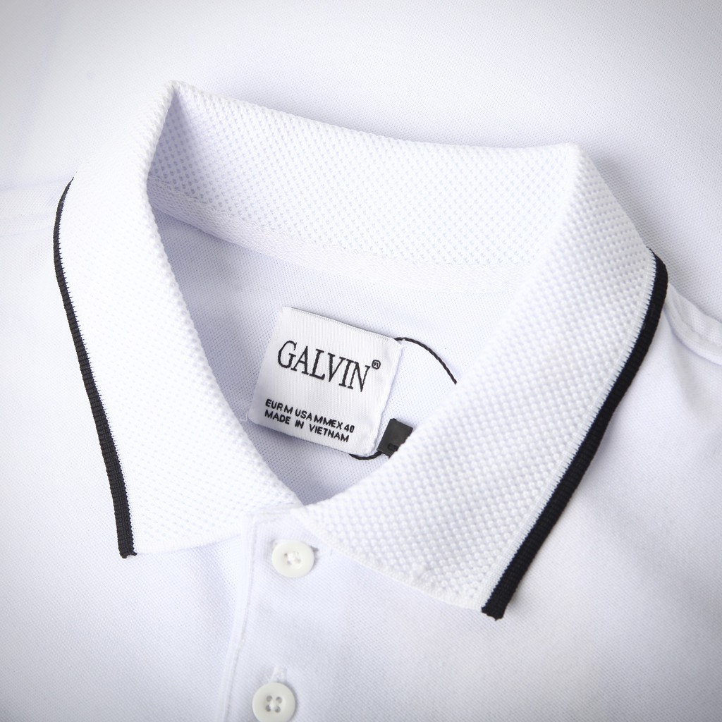 Áo polo nam Teddy phối da lộn Galvin chất cá sấu co giãn phong cách PLS12 | BigBuy360 - bigbuy360.vn