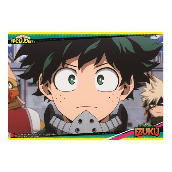 Poster Visual My Hero Academia Nhựa Trong Chính Hãng BANDAI