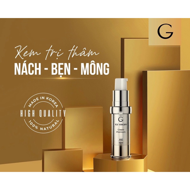 Kem Xoá  Thâm Nách Bẹn Mông GCell XX Virgin Cream Premium A6
