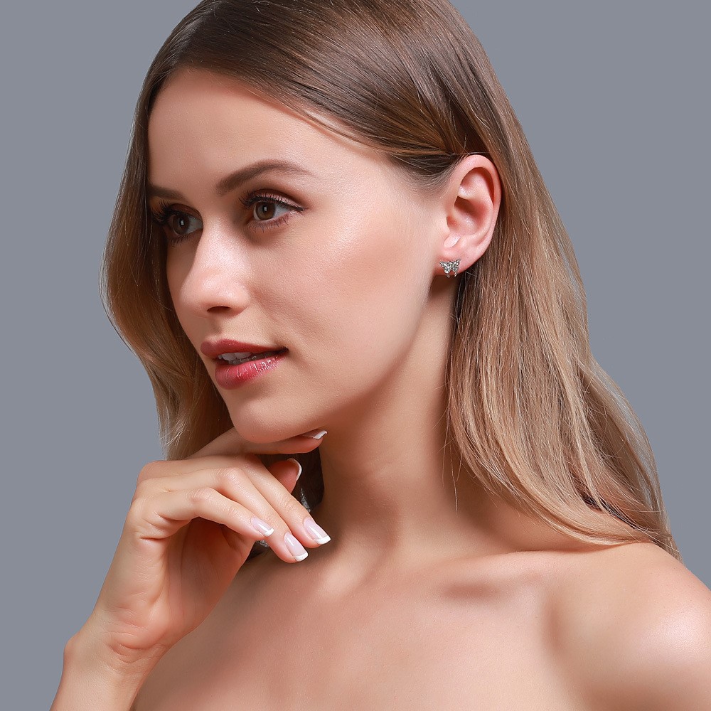 Hoa Tai Hình Bướm Bướm Mới Phong Cách Hàn Quốc Thời Trang Cho Nữ