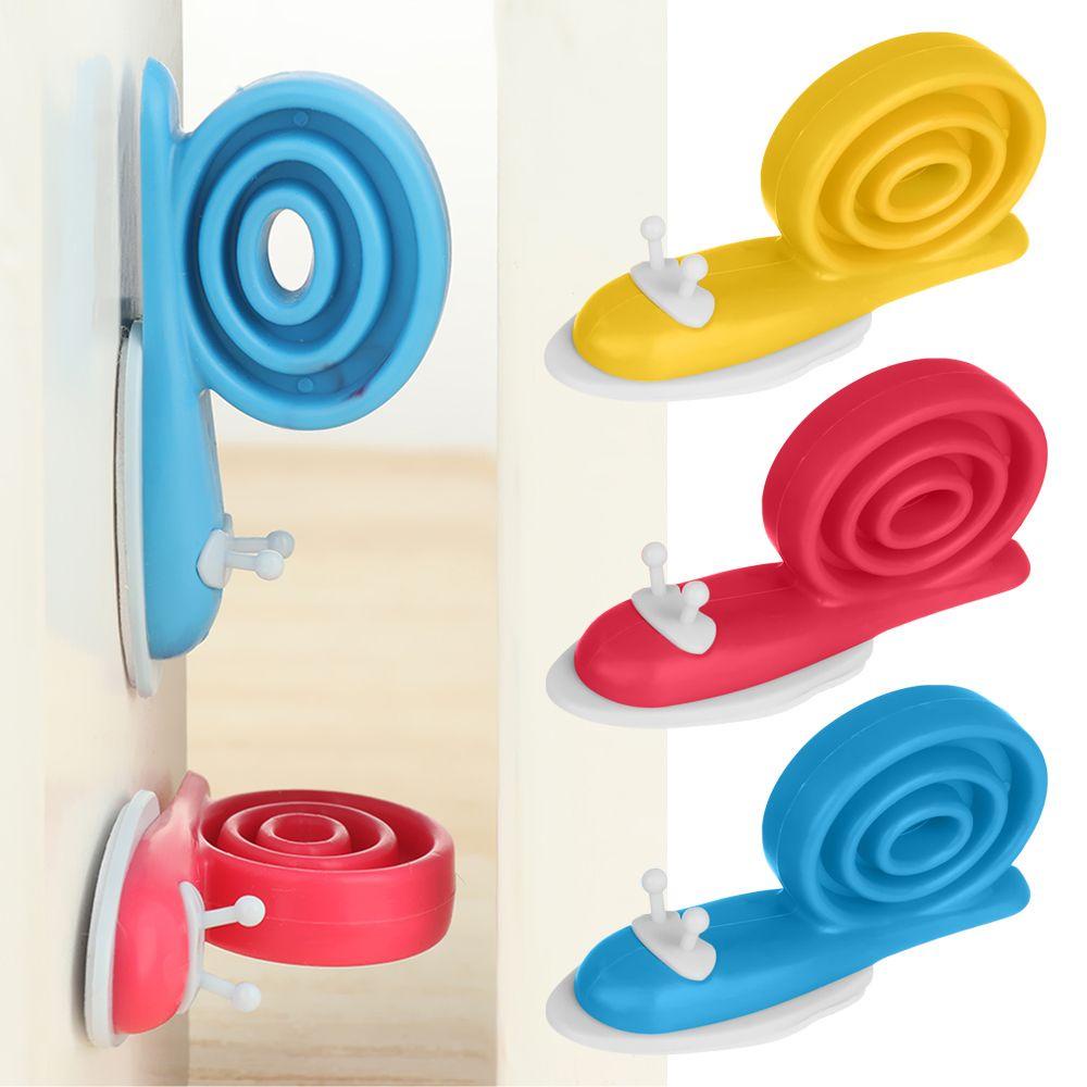 1 Miếng Chặn Cửa Hình Ốc Sên Bằng Cao Su Dễ Thương Bảo Vệ An Toàn Cho Bé