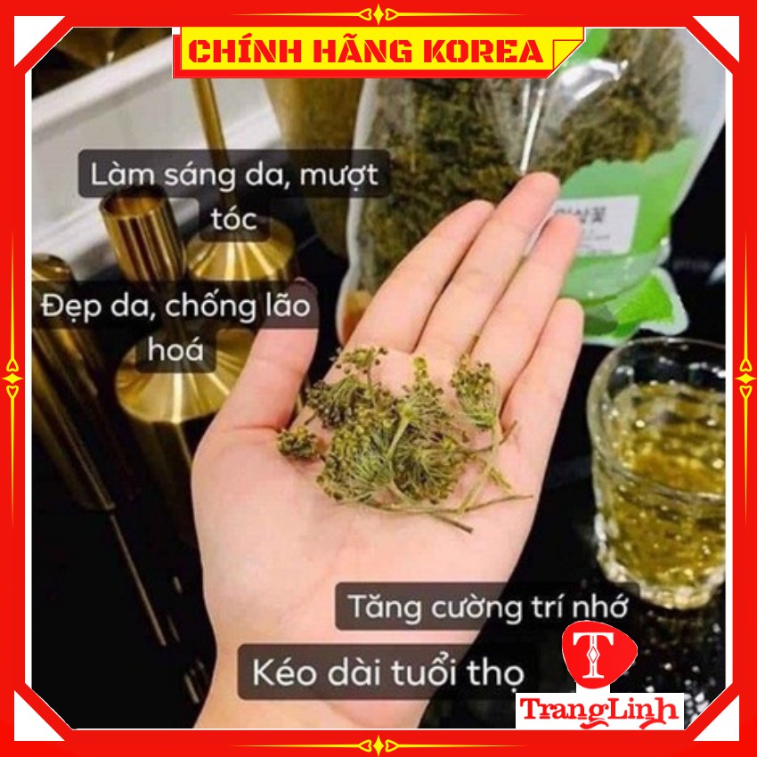 Trà hoa sâm hàn quốc chính hãng - Trà nhân sâm khô gói 0,5kg - tranglinhkorea