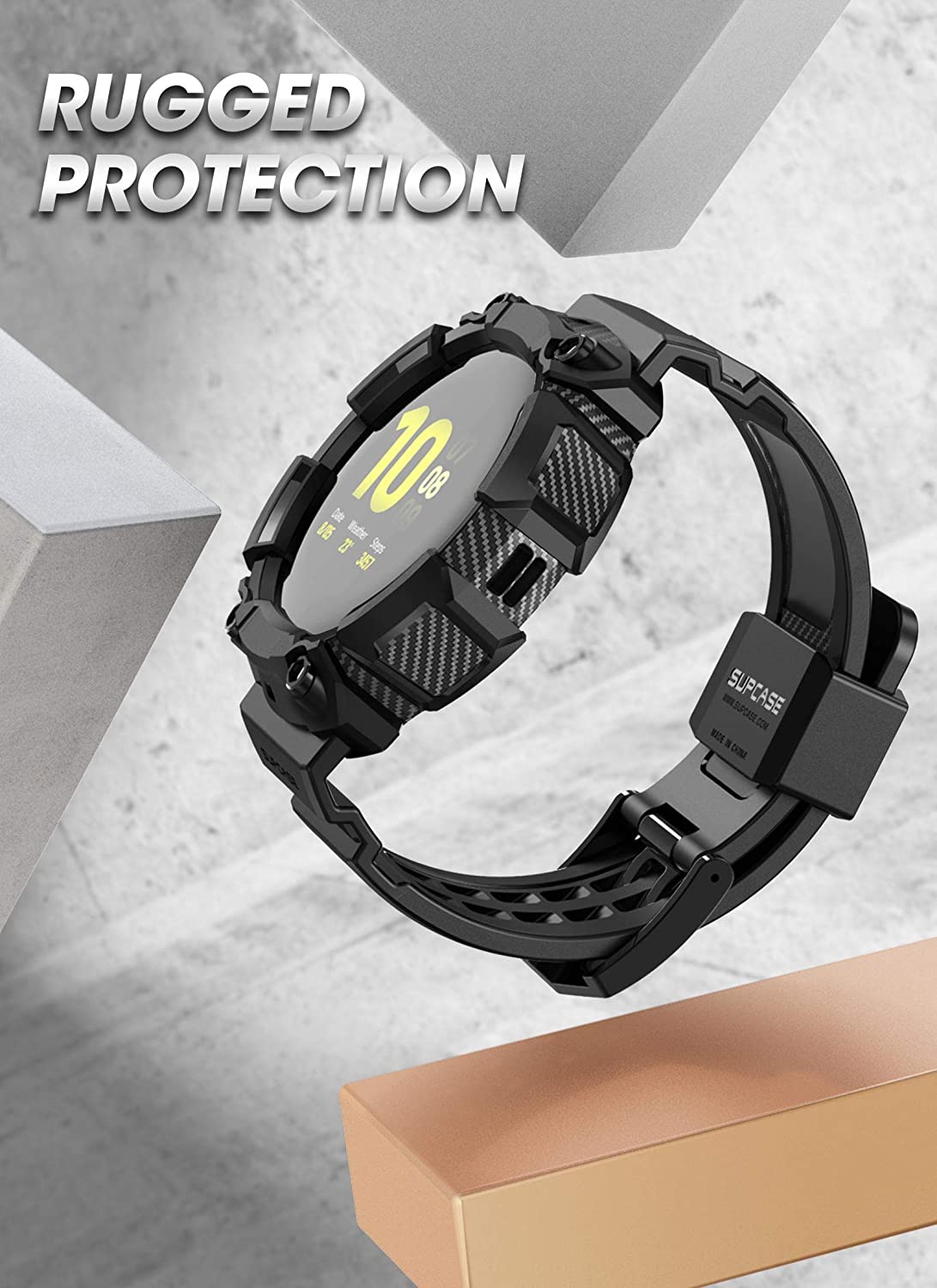 Vỏ Bảo Vệ Supcase IN Pro Cho Đồng Hồ Galaxy Watch Active 2 [40/44mm] 2019 Với Dây Đeo