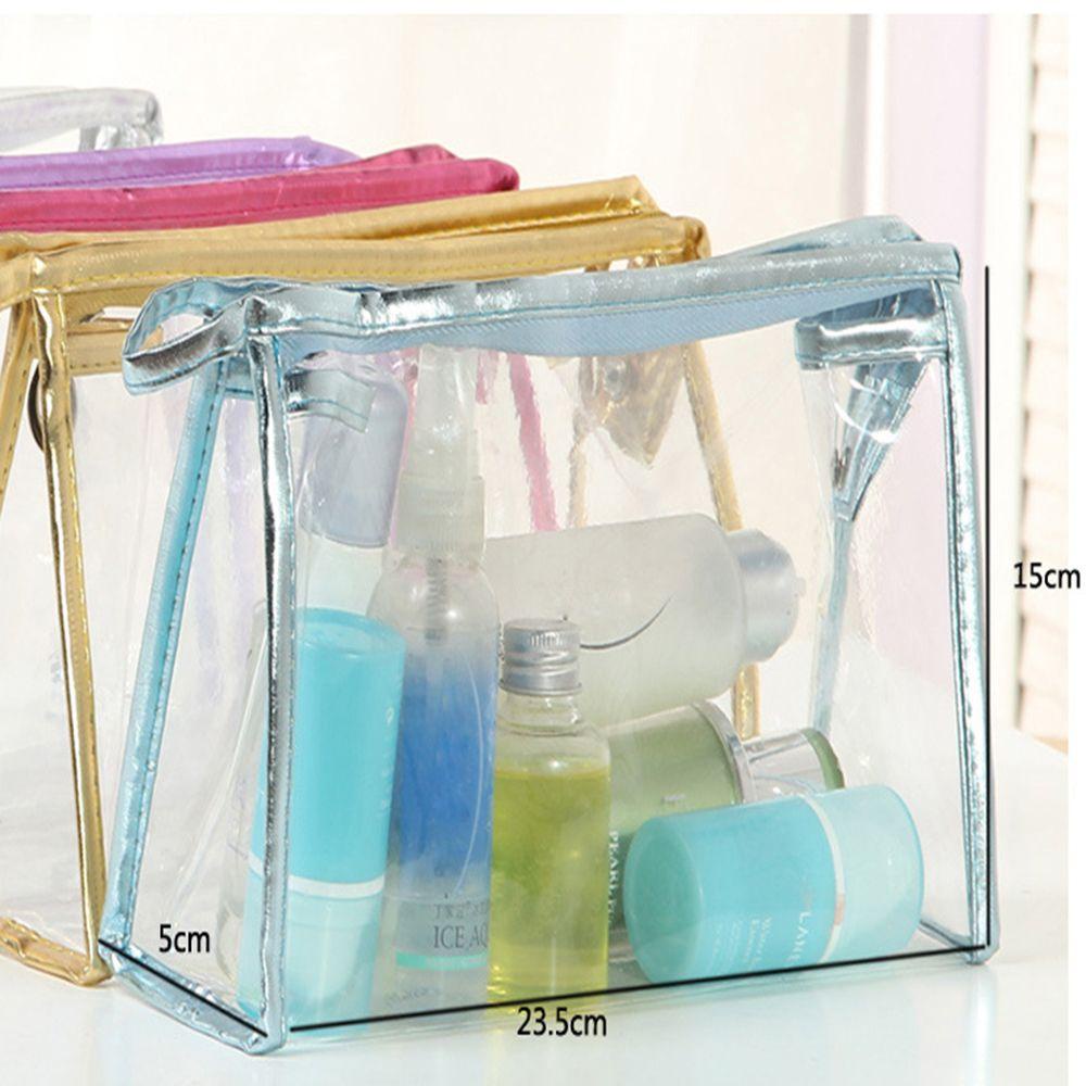 Túi Nhựa PVC Đựng Đồ Trang Điểm Tiện Dụng Khi Đi Du Lịch