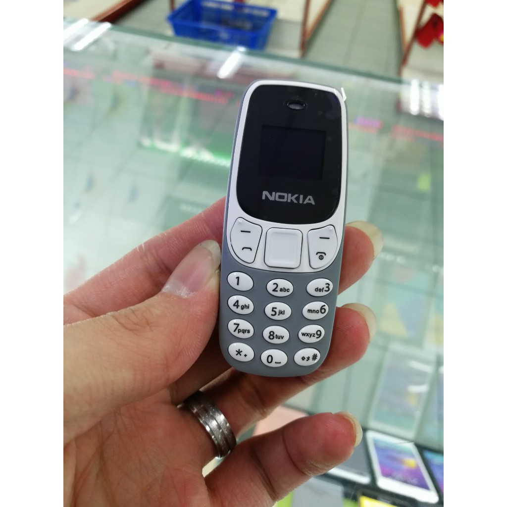 Điện thoại mini nokia 3310 2 sim 2 sóng cực khỏe, hỗ trợ nghe nhạc mp3,giả giọng,thay thế tai nghe blutooth