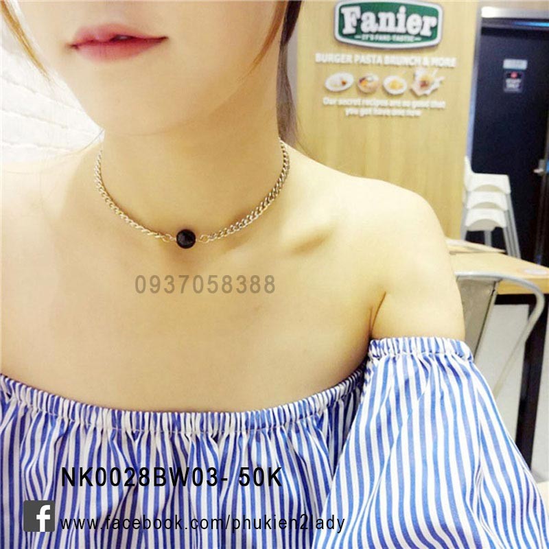 Choker dạng mắc xích NK0028BW03