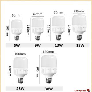 LED Energy Saving Ball Bulb E27 170-265V White Light