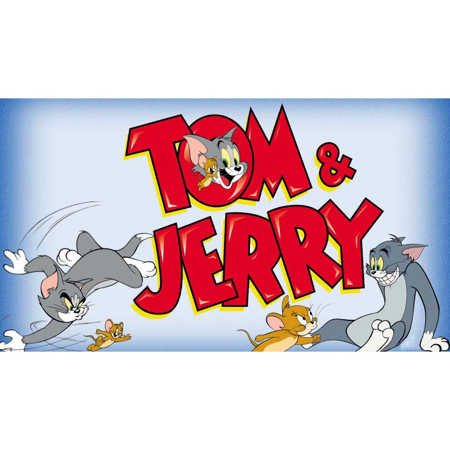 tranh đính đá 5D tranh Tom and jerry bộ phim hoạt hình của tuổi thơ