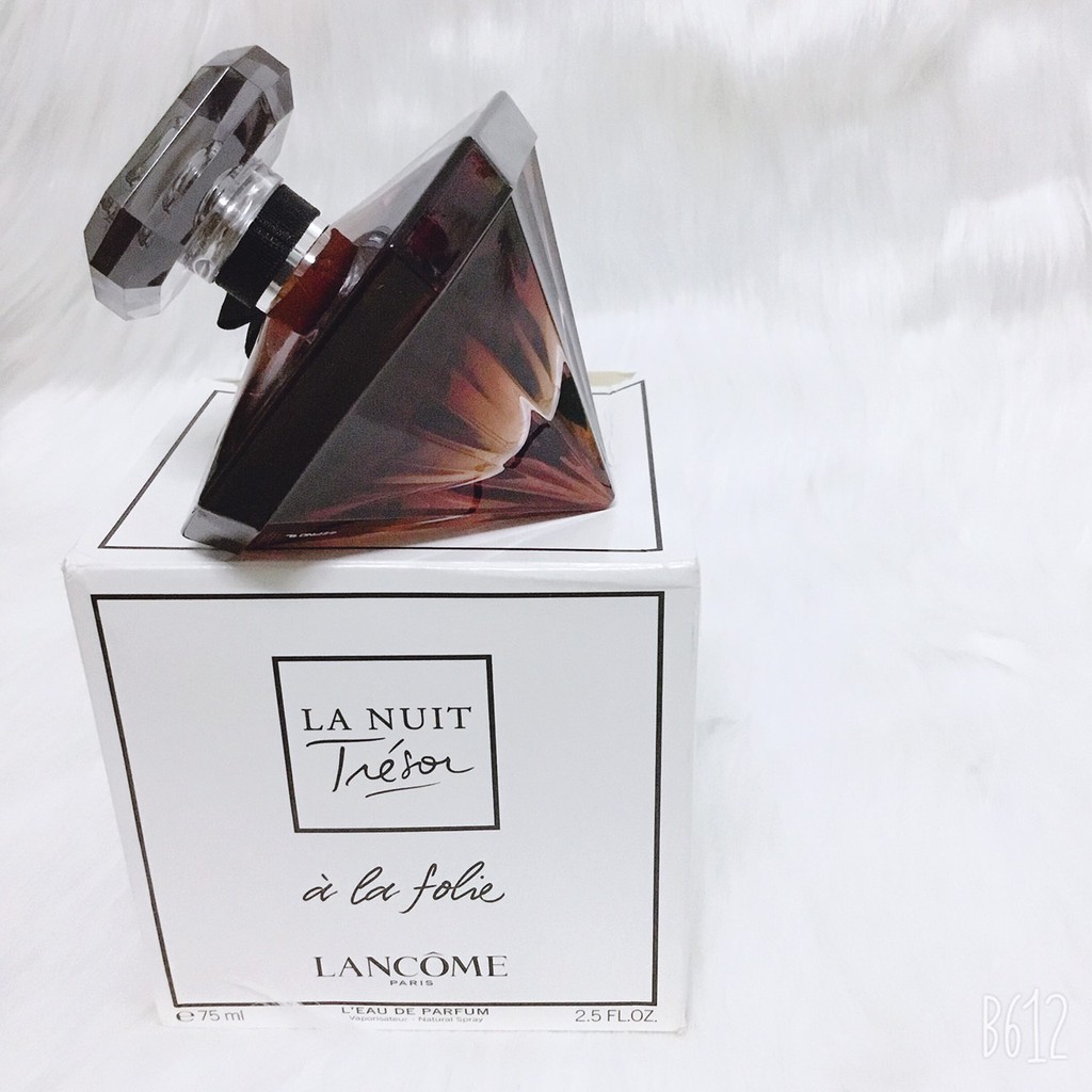 Nước hoa nữ La Nuit Tresor a la Folie của hãng LANCOME Tester 75ml