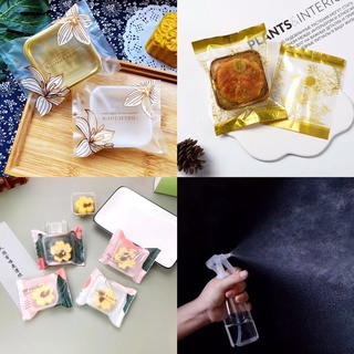 Set khay và túi đựng bánh trung thu 100c