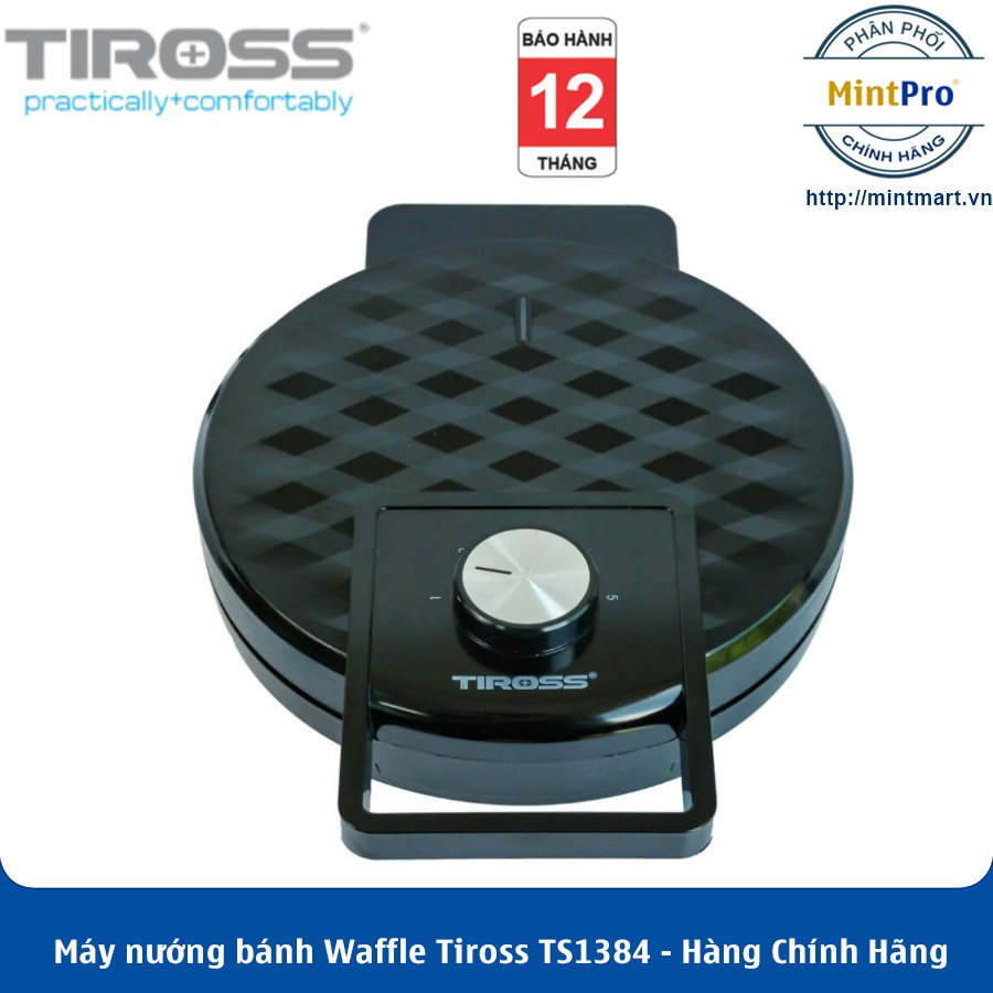 Máy nướng bánh Waffle Tiross TS1384 - Hàng Chính Hãng