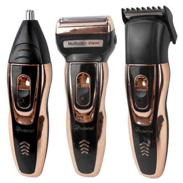 Tông Đơ Cắt Tóc, Cạo Râu, Tỉa Lông Mũi 3in1 Pro Geemy-5912 Tiện Lợi, Nhiều Chức Năng Thông Minh