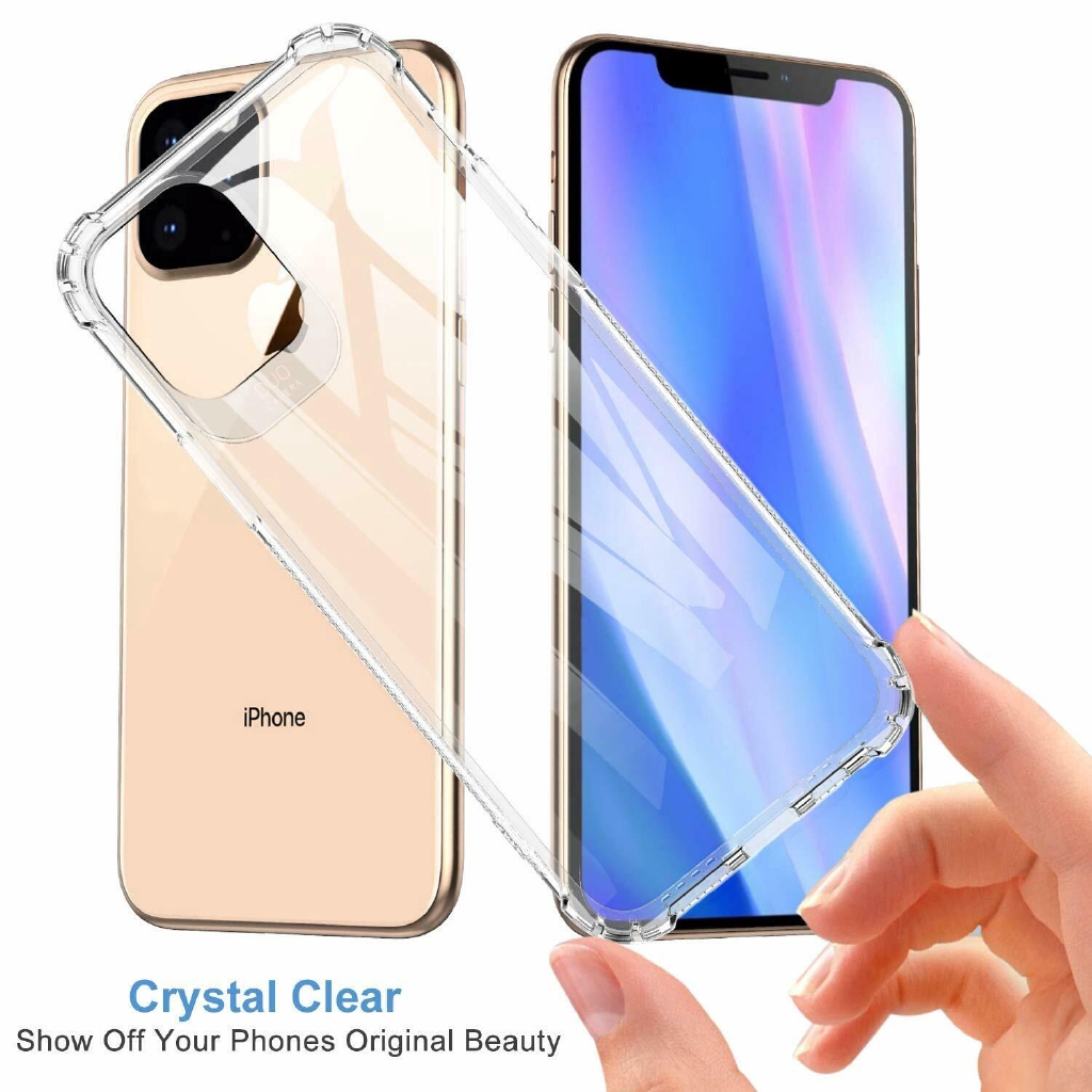 Ốp điện thoại siêu mỏng chống sốc bằng Silicone dành cho iPhone 11 Pro Max