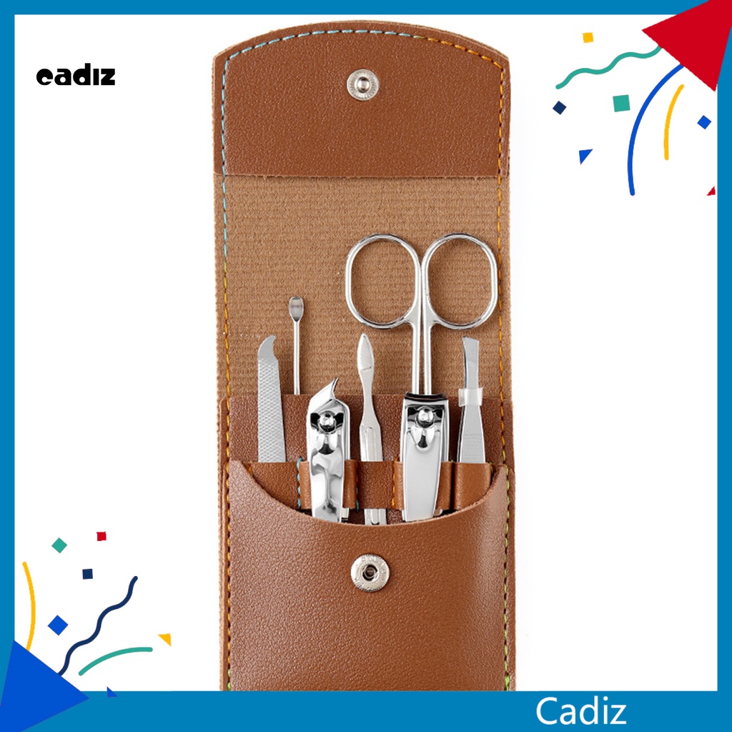 [Hàng mới về] Bộ dụng cụ cắt móng tay/tỉa mày/vệ sinh tai bằng thép không gỉ tiện dụng