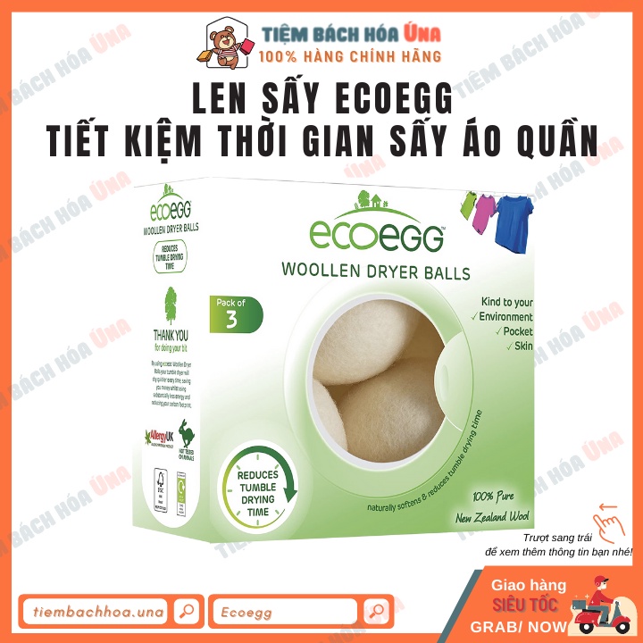 Len sấy Ecoegg - Sản phẩm thân thiện môi trường