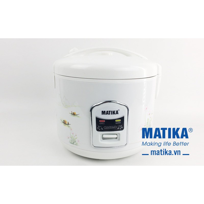 NỒI CƠM ĐIỆN NẮP GÀI MATIKA MTK- RC1812 1.8 LÍT