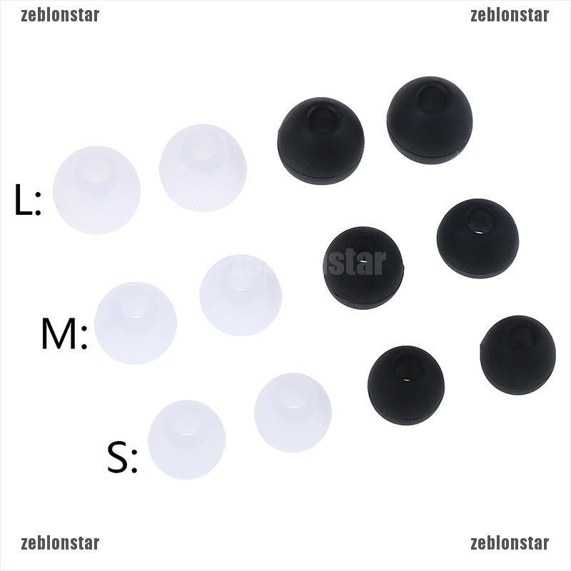 ❤Set 6 Cặp Nút Tai Nghe Có Dây Bằng Silicone (S + m + L)