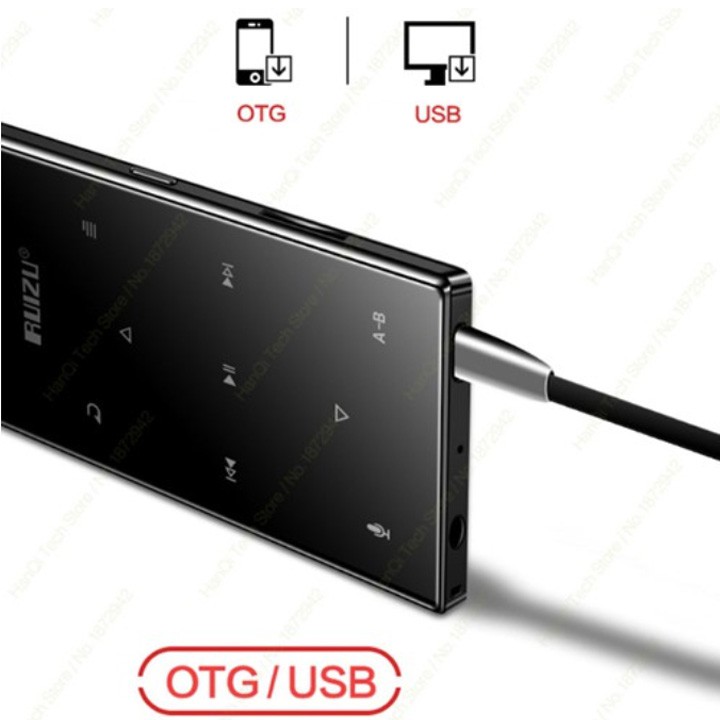 Máy nghe nhạc ruizu D29, có bluetooth,có loa ngoài,chơi nhạc lossless
