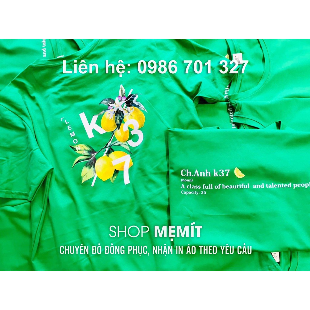 Áo Phông Nhóm Đồng Phục Sự Kiện Họp Lớp - Du Lịch - Công Ty - Cotton Đẹp Mịn Xưởng May Chuẩn