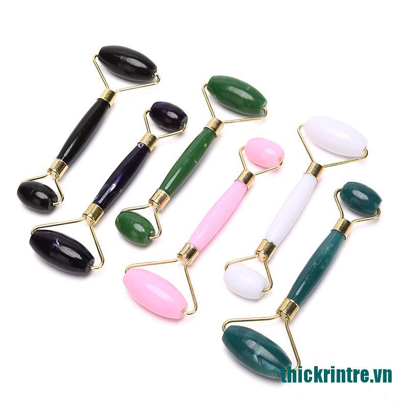 (Mới) Cây Lăn Mát Xa Mặt Gua Sha Loại Bỏ Nếp Nhăn Làm Thon Gọn Mặt