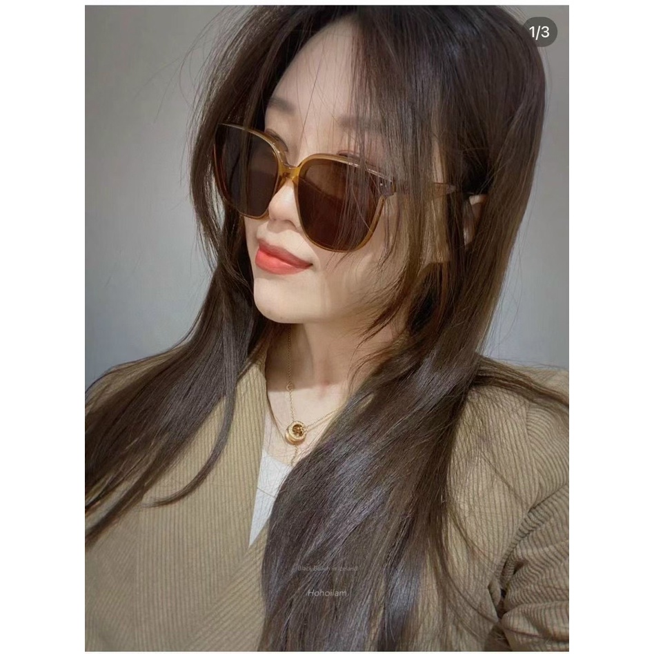 Mắt Kính Thời Trang Kính Râm Form Vuông Gm Locell 657 Kiểu Dáng Trẻ Trung Phong Cách Ulzzang - Hazo