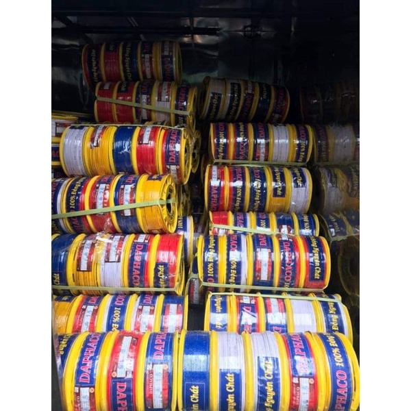 Dây điện đơn 6.0 dây cáp 6.0 đồng 7 sợi daphaco