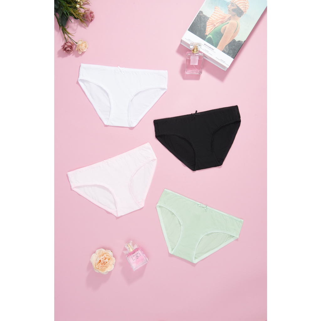 Combo 04 quần lót nữ cotton Vera 7166 - màu ngẫu nhiên