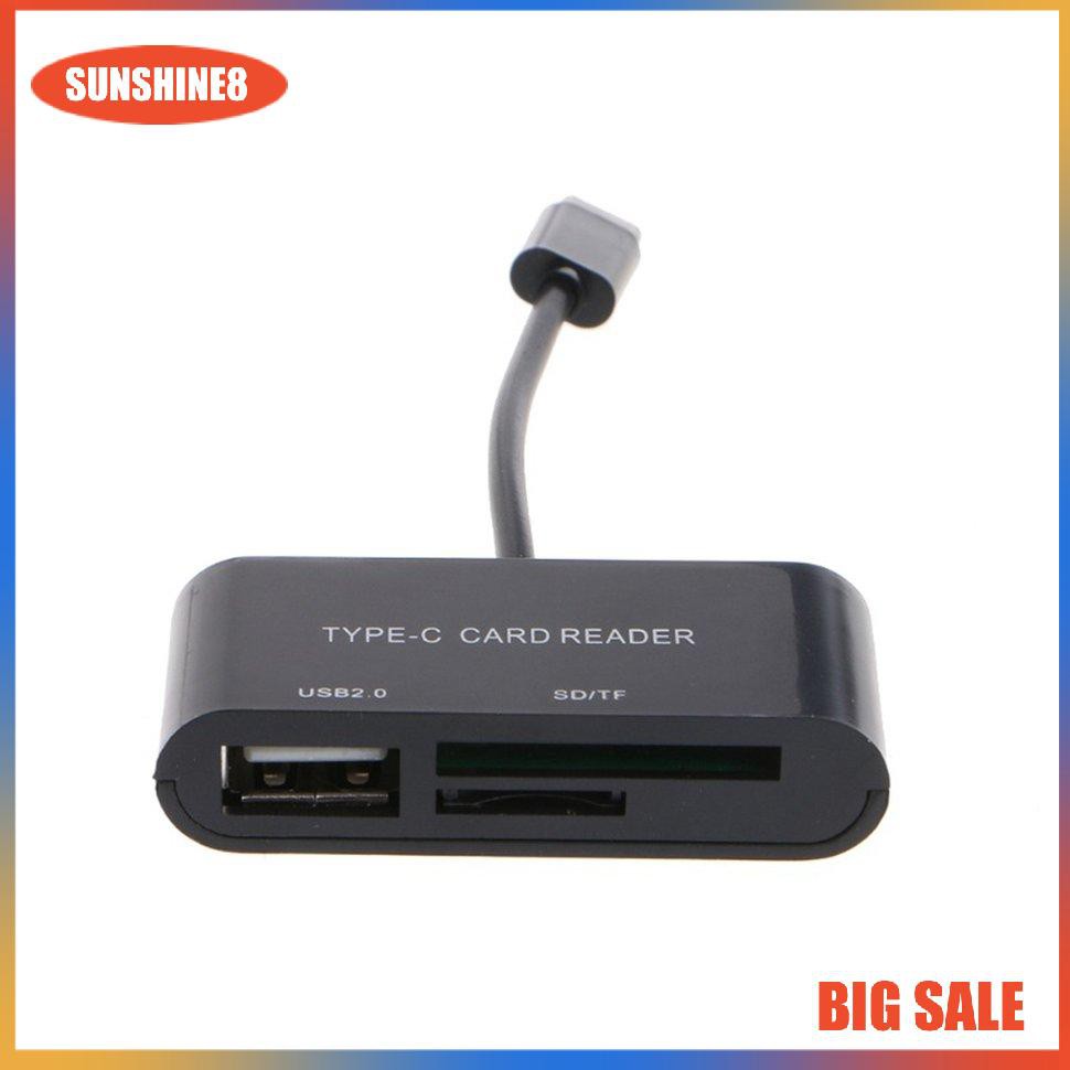 Đầu Đọc Thẻ Nhớ Usb 3.1 Type C Sang Micro Sd Tf Macbook 0504