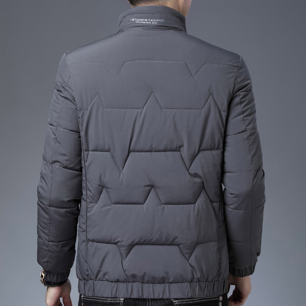 Áo Phao Chần Bông Cao Cấp Special Jacket QA86 Màu Ghi Xám - Freeship