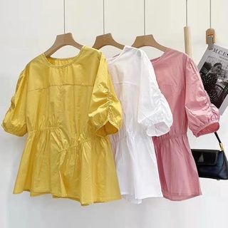 Áo Thun Nữ Tay Ngắn Vải Lanh Cotton Dễ Thương Thời Trang Mùa Hè