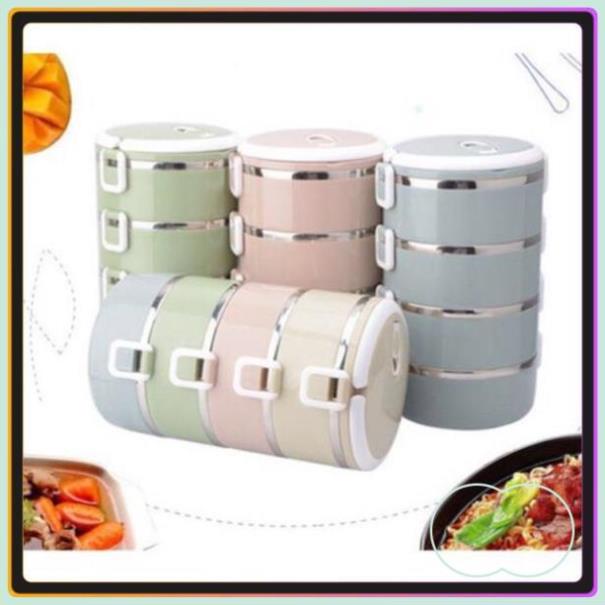 Cặp lồng cơm 4 ngăn đựng riêng biệt cho dân văn phòng GDHIEU12