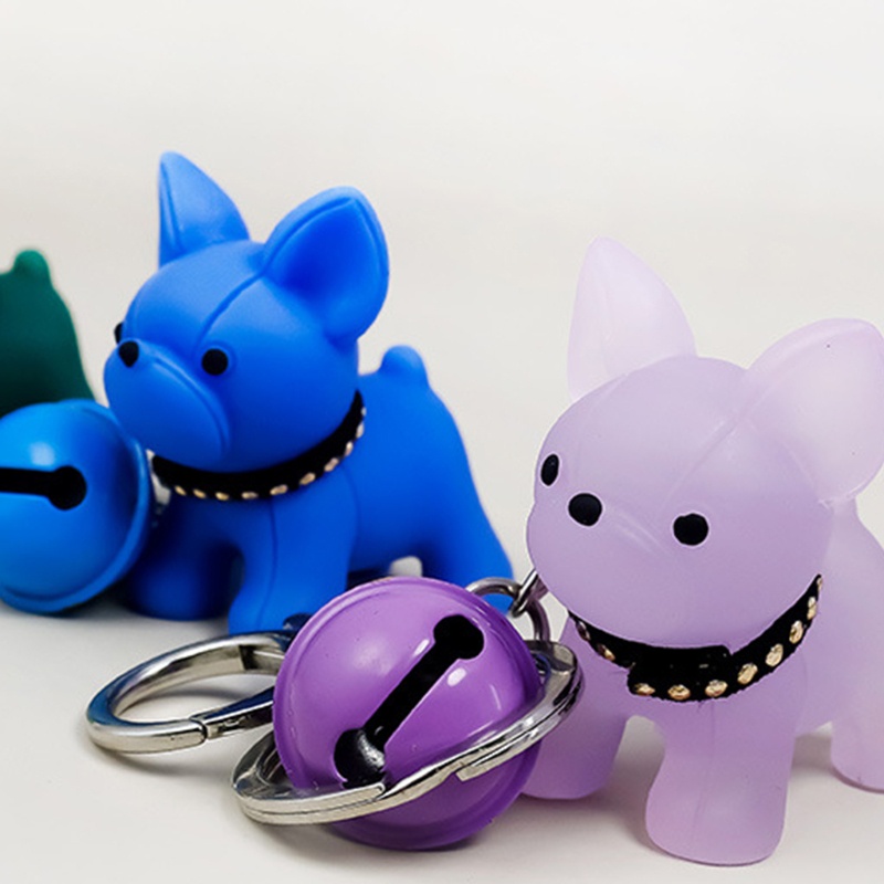 Móc Khóa Hình Chú Chó Hoạt Hình Bằng Acrylic Dễ Thương