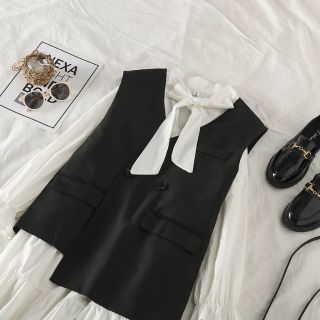 Set váy áo gile đẹp