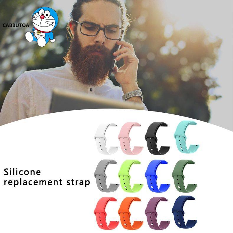 Dây Đeo Đồng Hồ Thay Thế Bằng Silicon 22mm Cho Xiaomi Haylou Solar Ls05 Series