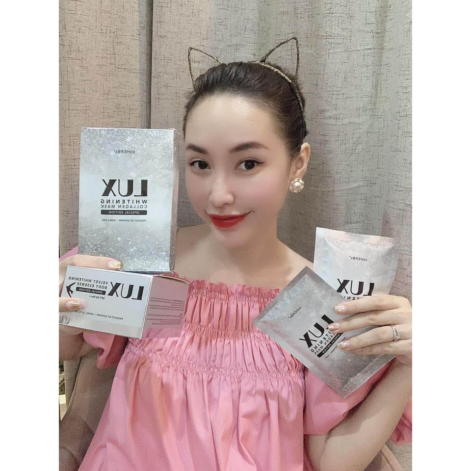 Ủ dịch yến tươi Collagen truyền trắng Lux Whitening Collagen Mask Hộp 3 gói (HÀNG CHÍNH HÃNG) | BigBuy360 - bigbuy360.vn