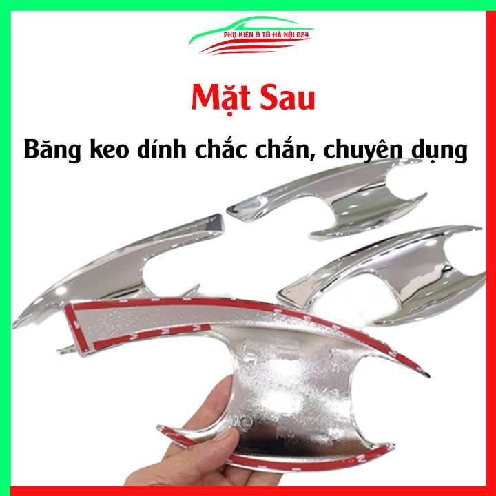 Ốp tay hõm cửa mạ crom Ecosport 2019-2023 chống trầy va đập mở cửa xe
