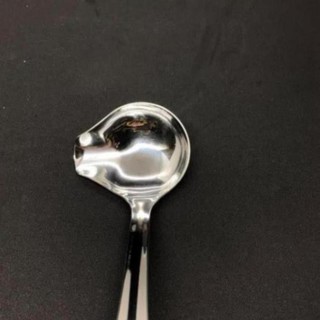 Mui mỏ vịt múc sữa dừa ,trân châu ( inox)