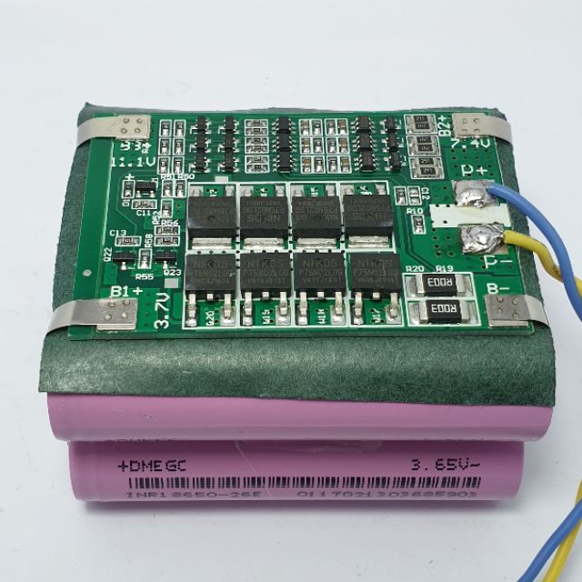 Achun.vn - KHỐI PIN National-3S-12V - 5000mah XẢ 40A DÙNG CELL INR-2600