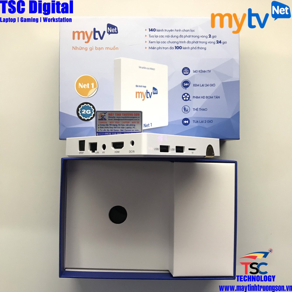 Android TVBOX MYTV NET 1 2021 Ram 2Gb Bộ Nhớ Trong 16Gb | Chính Hãng iTVPlus