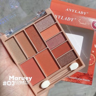Phấn mắt Anylady Sweet 10 ô