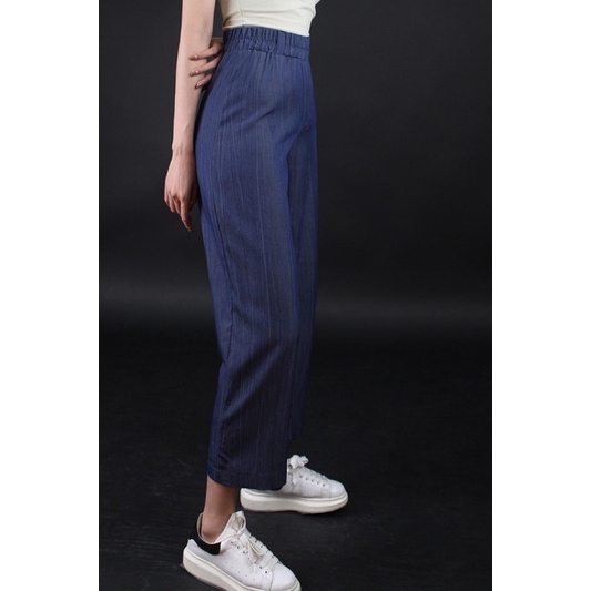Quần culottes jean giấy hàng xuất xịn