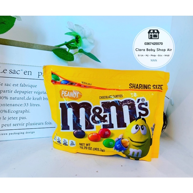 (Air/ Mỹ ) KẸO SOCOLA M&amp;M minis của Mỹ