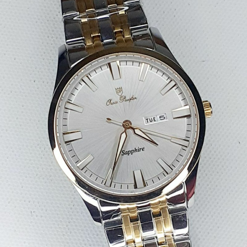 Đồng hồ nam OP(OASIS PACIFIER) 2 lịch dạ quang kính sapphire chống nước
