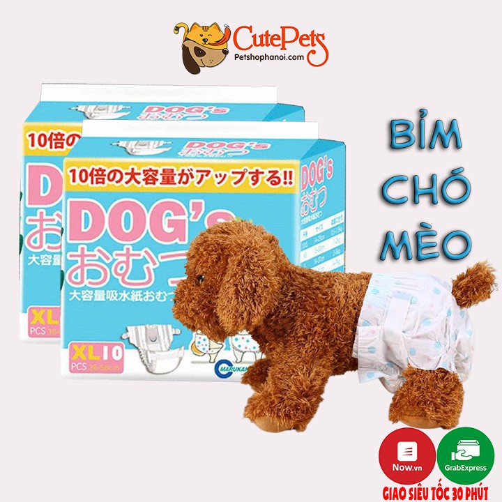 Tả cho chó, Bỉm nhật bản HiPiDog cho chó mèo - CutePets Phụ kiện thú cưng Pet shop Hà Nội