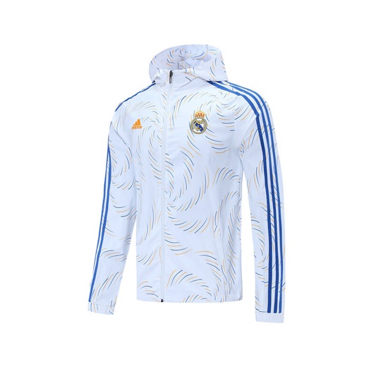 Áo Khoác Bóng Đá Dài Tay Chống Mưa Chống Gió real madrid